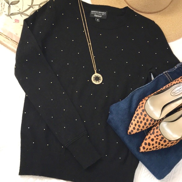 Banana Republic Filpucci beaded Sweater - Picture 2 of 11